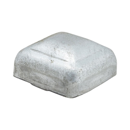 Pressed Galvanized Steel Post Cap, Fits Over 3/4" x 3/4" Sq, .014 lbs